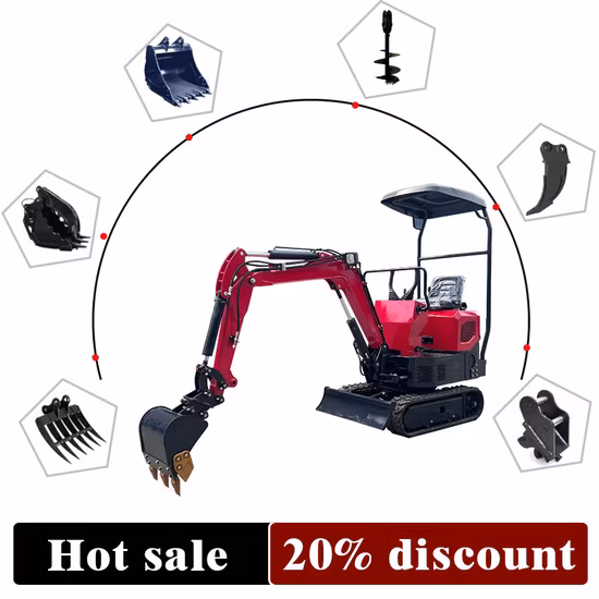 Echtes Schnäppchen Titan Raupenbagger 1ton Minibagger zu verkaufen