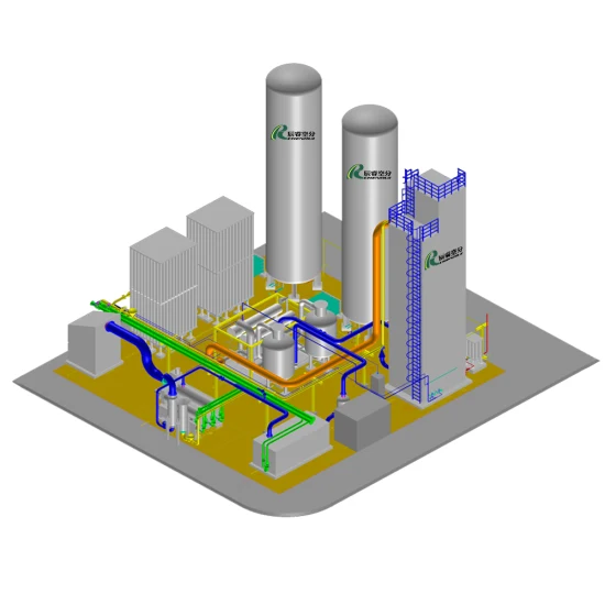 Chenrui Kryogene Sauerstoff-Luftzerlegungsanlage Kryogene Technologie Flüssigsauerstoffanlage Asu Engineering Solution