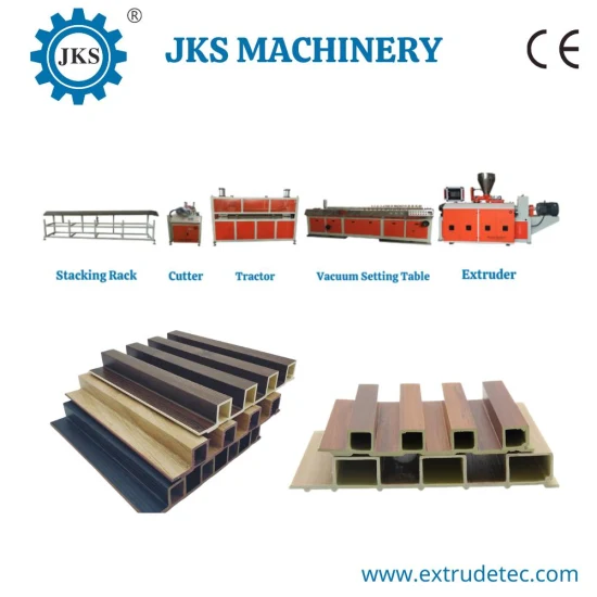 WPC PP PE PVC Holz-Kunststoff-Profil/Terrassendielen/Türrahmen/Wandpaneel/Boden, Zaunpfosten, Fensterextruder/Extrusionsherstellungsmaschine, Fabrikpreis